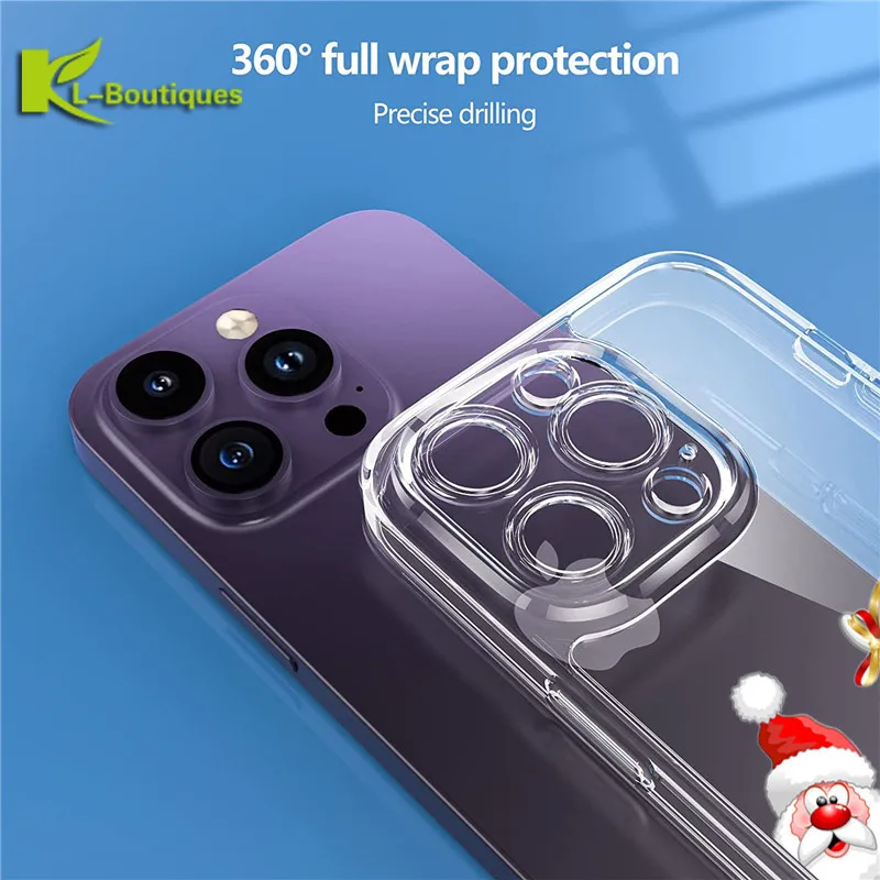 

Мягкий чехол из ТПУ для телефона Redmi 10C, Note 11, Xiaomi Poco M4, X4, Mi 12 Pro Lite, 12X, 11E, дневные рождественские Чехлы, милый мультяшный чехол