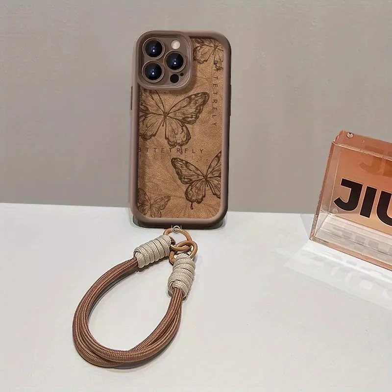 Фото Чехол для телефона с ремешком в стиле ретро-бабочкой для Honor Magic 7 6 5 4 Lite X9C X9B X9A X9 X8 X8A X7A X6B X5 X5B 400 300 200 Cover №5