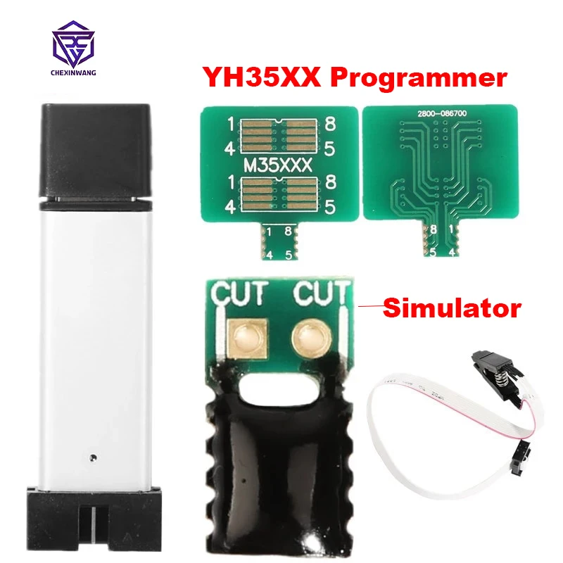 Программатор YANHUA YH35XX + Эмулятор чтения/записи 35128WT/35160WT EEPROM, калибровка кластера без риска для коррекции пробега BMW