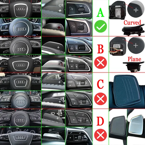 Удлинитель рулевого колеса DSG для Audi TT TTS MK2 8J A5 S5 Coupe A4 B8 A3 8P S3 Q5 A8 R8 Sportback Quattro Sline