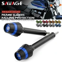 frame slider crash protector for suzuki gsx 1400 2001 2007 gsx1400 04 motorcycle accessories bobbins pads falling protection pom