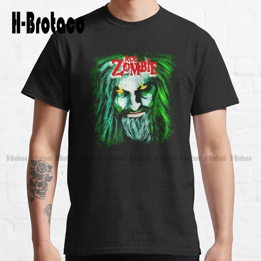 

Rob Zombie Band Top And Musical Classic T-Shirt Skeleton Shirt Custom Aldult Teen Unisex Digital Printing Tee Shirts Xs-5Xl New