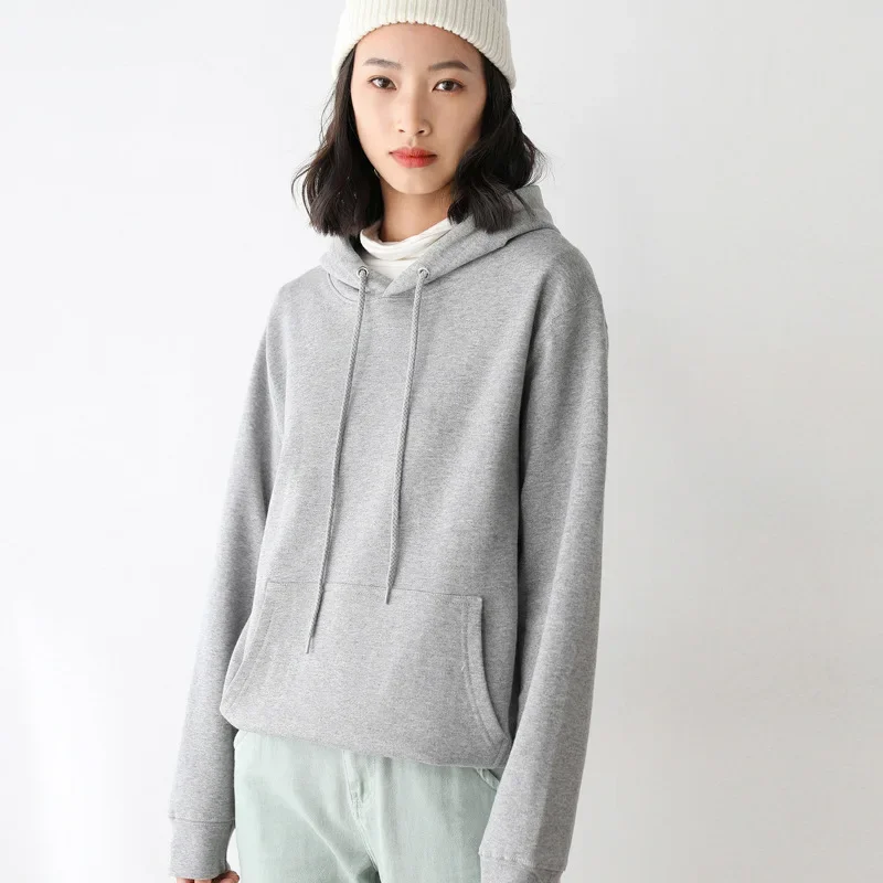 

Fall 2023 all-color cotton hoodie with hoodie woman gray22