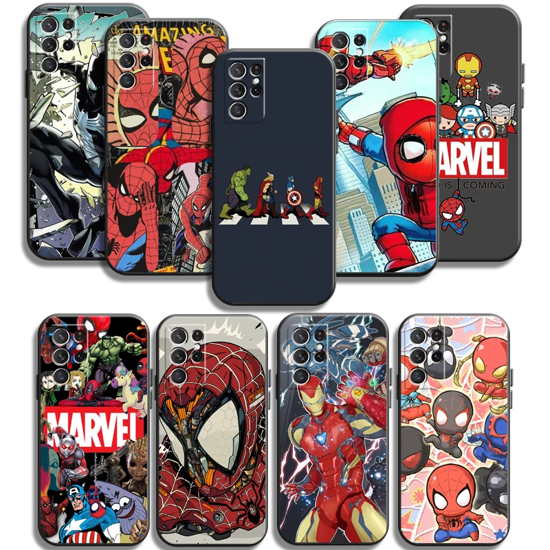 

Чехлы для телефонов с героями мультфильмов Marvel для Samsung Galaxy A31, A32, 4G, A32, искусственная кожа 42, искусственная кожа, A20, A21, A22, 4G, искусственная кож...