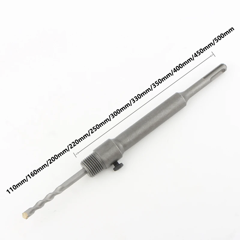 Бесплатно Набор сверл SDS PLUS для установки отверстий в стену 30-160 мм Бетонные стены