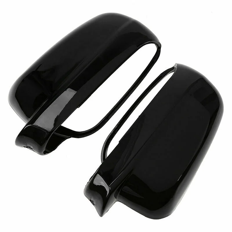 

2X Side Rearview Mirror Cover Rear View Mirror Shell for-VW Jetta MK4 Bora Golf P at B5 Copertura Dello Black