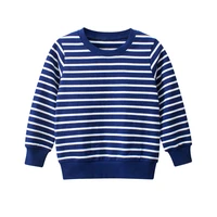 sweatshirt boy clothes child striped crew spring autumn winter tops sports for toddlers baby