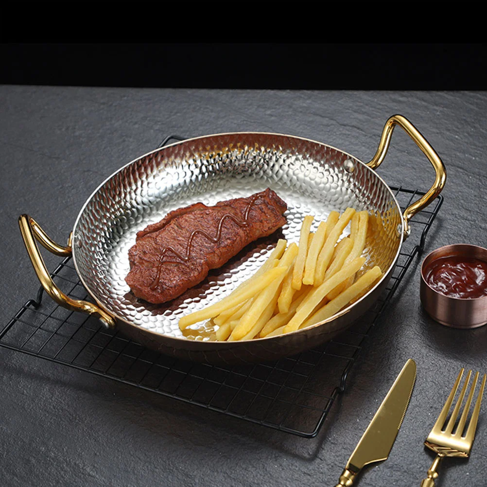 

Japan Daily Use Paella Household Stainless Steel Non-stick Frying Lobster Plate Hot Pot Kitchen Accessory Reusable Cookware