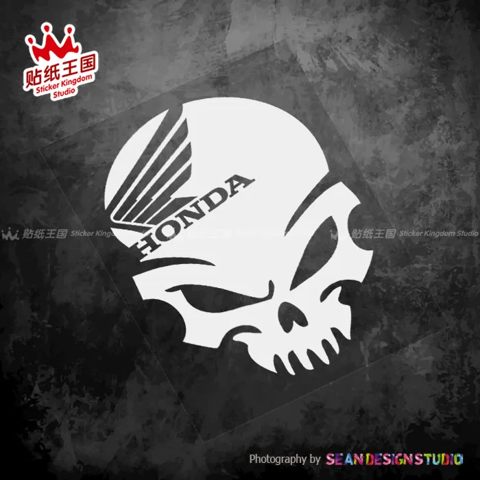 

Для Honda Skull CBR1000 600RR CB1000R CB1100 CB650F CBR300R VFR1200 Africa Twin мотоциклетные наклейки водонепроницаемые наклейки 25