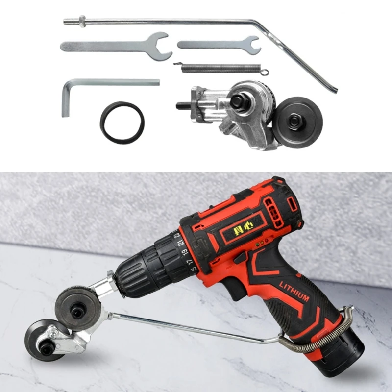 

Multifunctional Electric Drill Plate Cutter Double-head Electric Scissor Electric Board Shears for Cutting Steel Alloy M4YD