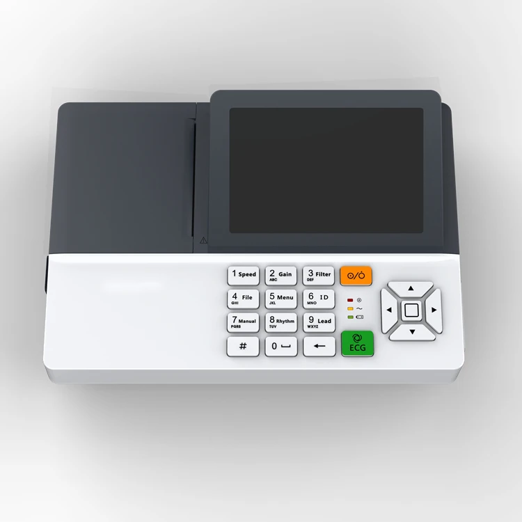 BT-ECG30D 3-канальный электрокардиограф для человека, ЭКГ сенсорный экран мобильный монитор ЭКГ носимый портативный цена включена.