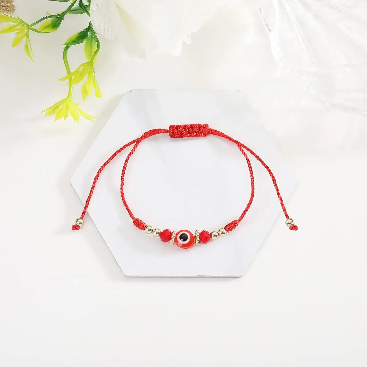 Винтажные синие браслеты с бисером Глаз дьявола регулируемый красочный браслет