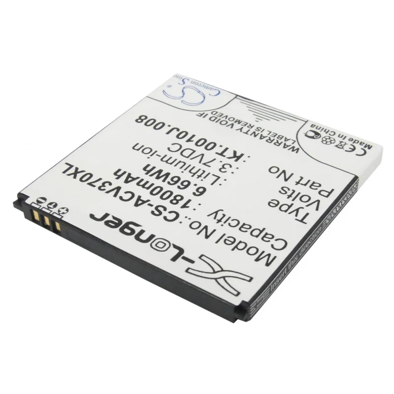 Аккумулятор для Acer V370 (JD-201212-JLQU-C11M-003 KT.0010J.008) 1800mAh | Мобильные телефоны и аксессуары