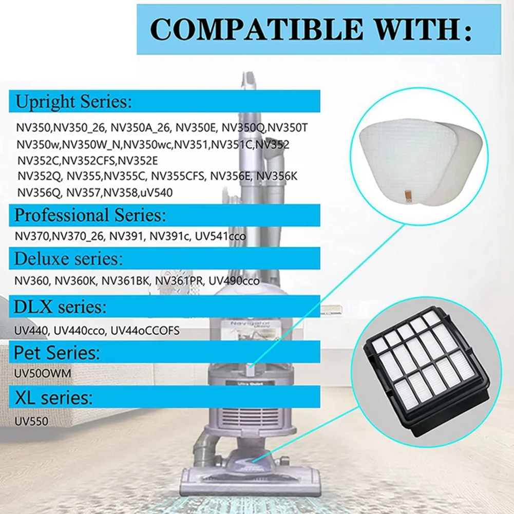 HEPA-фильтр для пылесоса Shark Vacuum Navigator Lift-Away NV350 NV351 NV352 NV355 NV356 NV357 насадка запасные