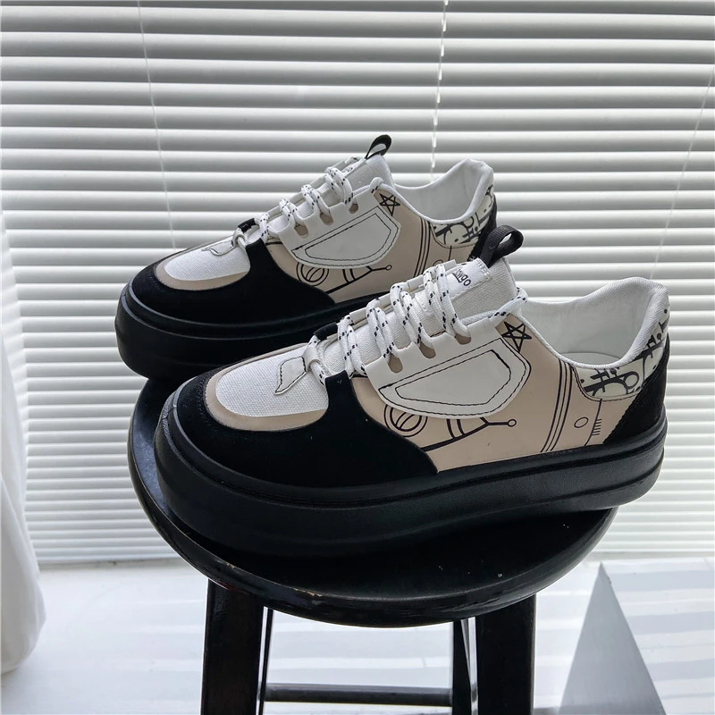 

Женские кожаные кроссовки, низкие дышащие, Вулканизированная подошва, Повседневная модная обувь, разные цвета, 2022