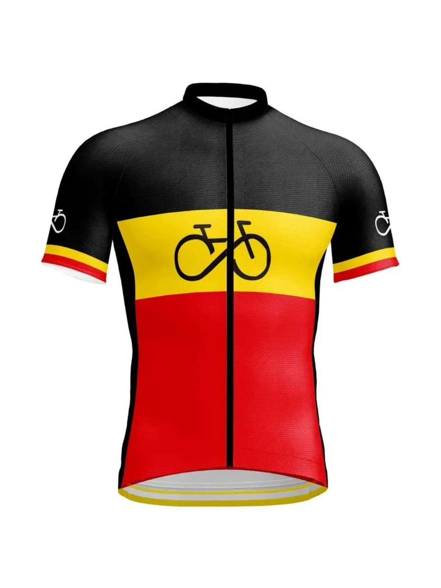 2025 летняя мужская забавная велосипедная рубашка с коротким рукавом для