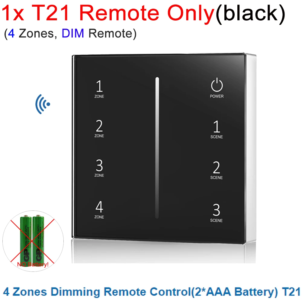 

Skydance T21 T22 T24 T25 4Zone Smart Touch Panel Дистанционный светодиодный контроллер RGB RGBW RGB + CCT Светодиодный контроллер яркости для светодиодной ленты