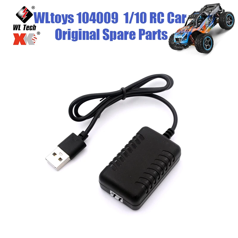 

WLtoys 104009 1/10 RC Car Original Spare Parts 144001 124019 124017 016 USB-1-1374 Original Charger