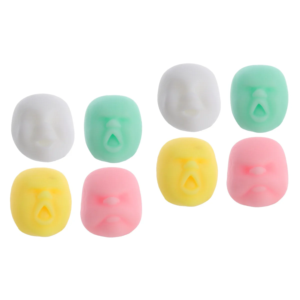 

8 Pcs Adorable Safe Relieve Multipurpose TPR Vent Dolls
