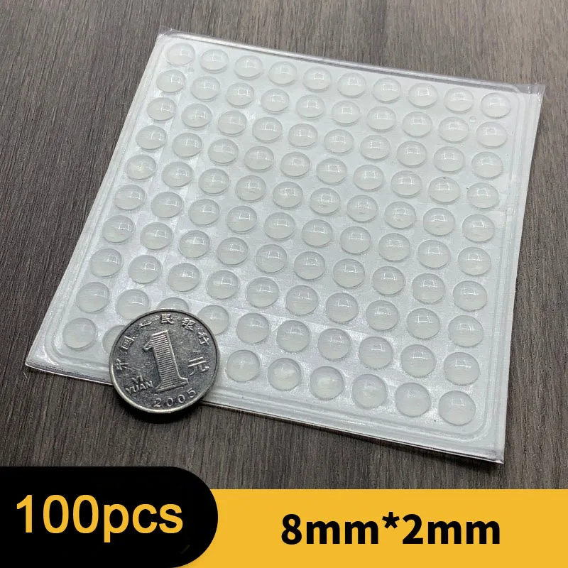 

24-100 шт., прозрачные самоклеящиеся силиконовые подушечки для ног, круглый купол, резиновый демпфер, буферная подушка, мебельный шкаф, ящик, дверной бампер