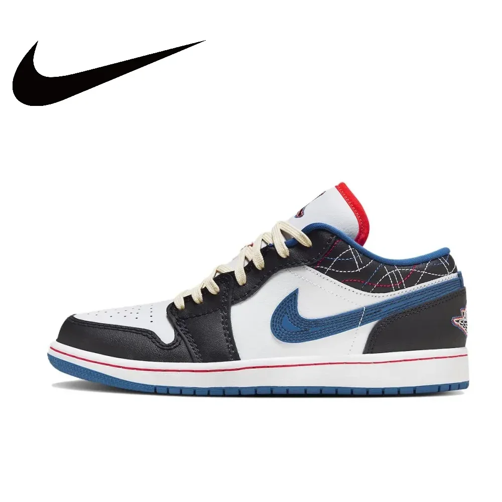 Низкие мужские баскетбольные кроссовки Nike Air Jordan 1 мягкие удобные классические