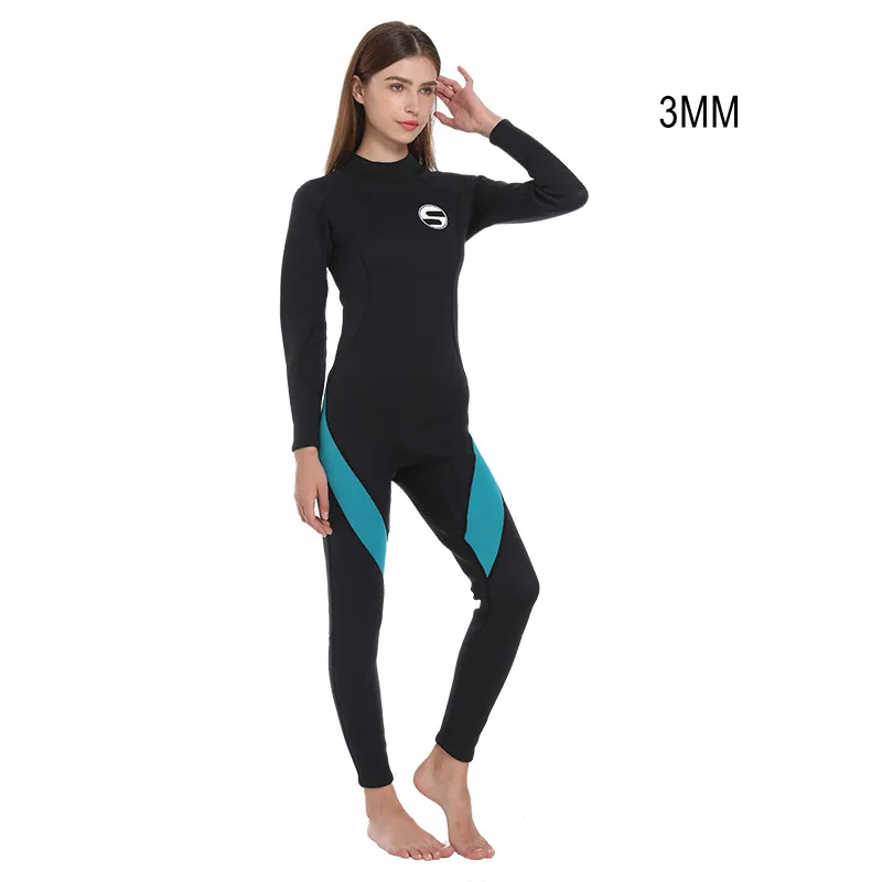 3MM Neoprene Surfing Scuba Diving Suit Snorkeling Swim Equipment For Women Underwater Spearfishing Hunting Kayaking Wet Suit