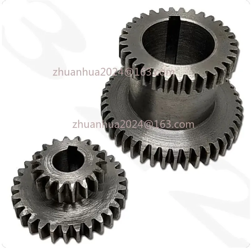 

2-скоростной комплект металлических шестерен с двойной шестерней - для мини-токарного станка серии CJ18, 1 пара