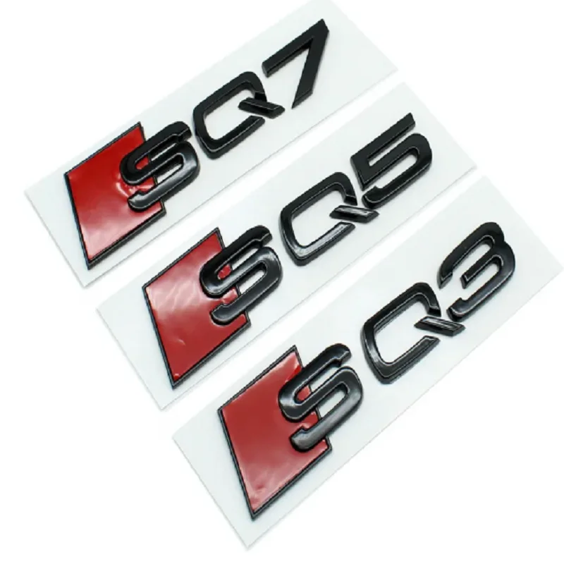 

Metal Car Sticker Badge Emblem for Audi RSQ3 RSQ5 RSQ7 Car Styling Metal Car Stickers Logo Auto Accessories Modified 3D
