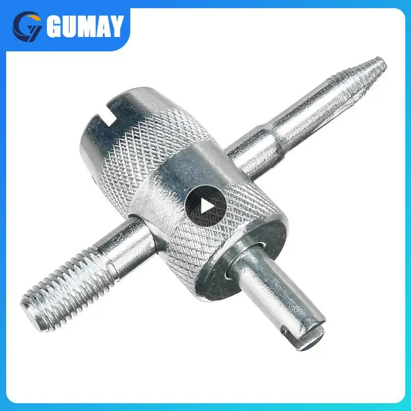 

Drop Shipping 4 Way Car Motorcycle Bike Tire Valve Stem Removal Tool Tire Repair Tool+4 Valve Stem Cores