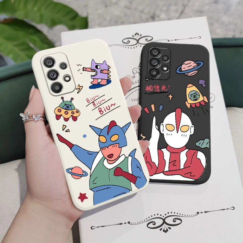 

Anime Cartoon Cute For Samsung A73 A72 A71 A53 A52 A51 A32 A23 A22 A21S A13 A12 A03S A50 A30 5G Liquid Rope Phone Case