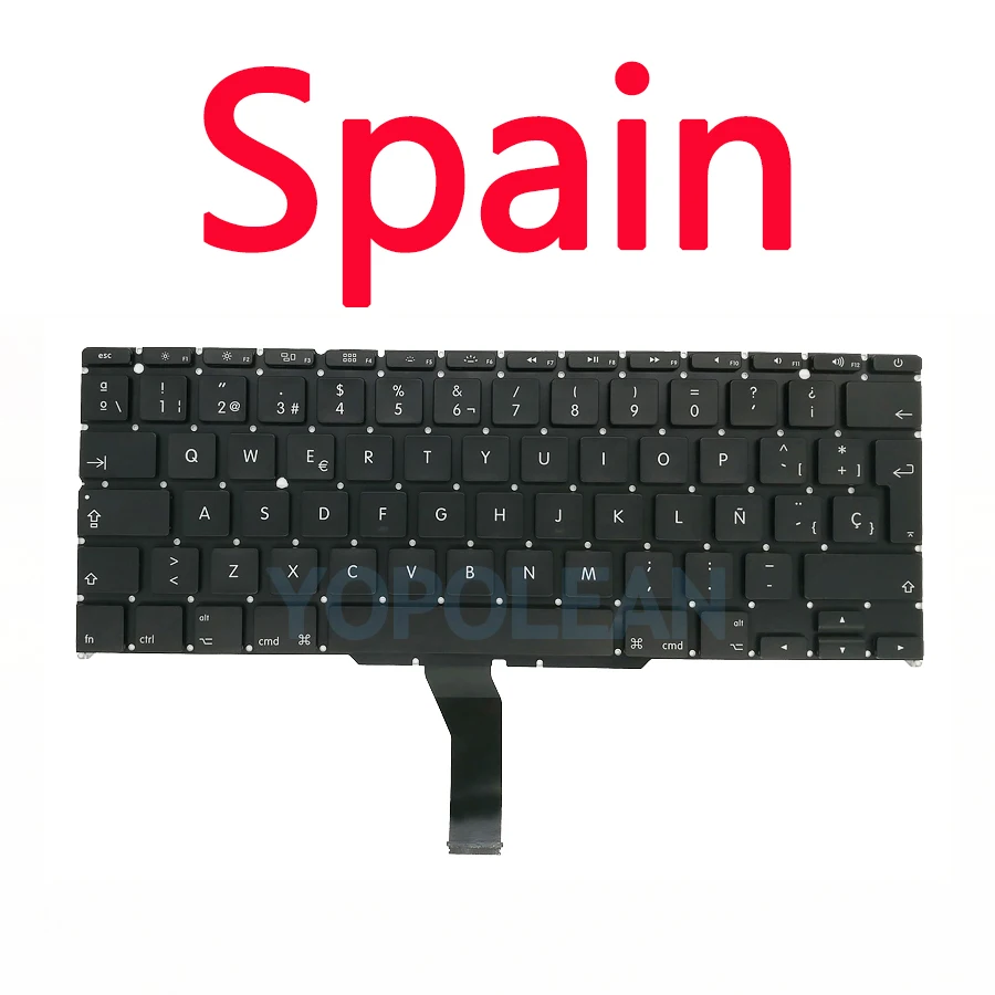Клавиатура для ноутбука Macbook Air 11 дюймов A1370 A1465 США Великобритания русский