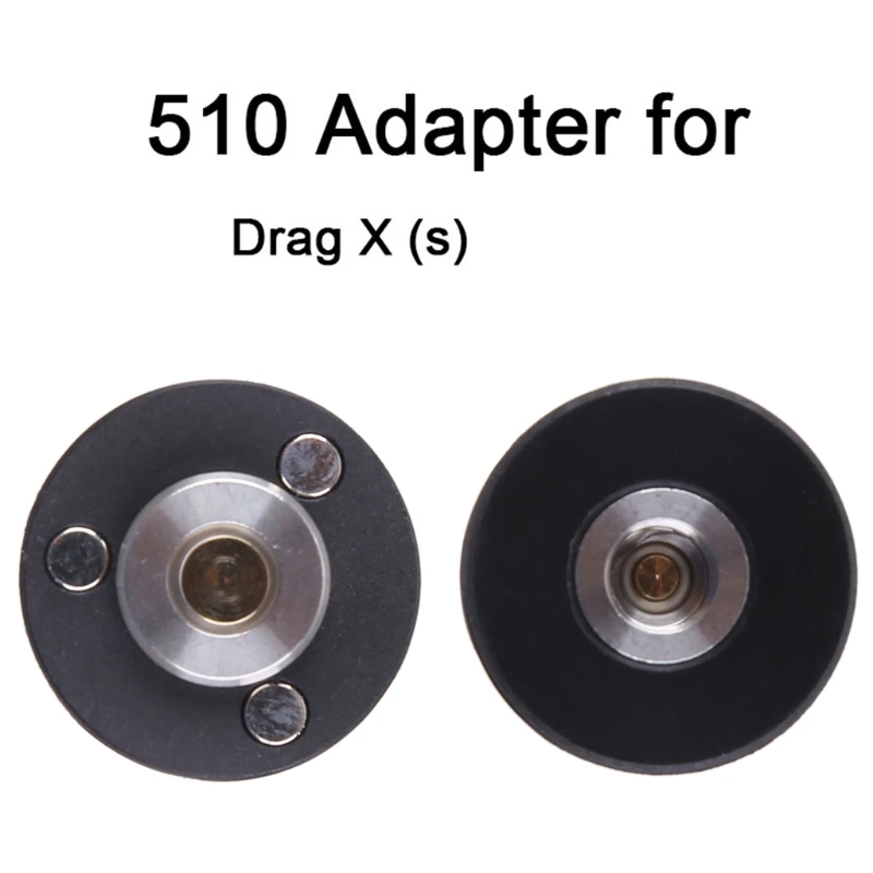 510 адаптер для Drag X S Vape Pod Kit Магнитный соединитель Brass RDA RTA Ecig Аксессуары Розничная