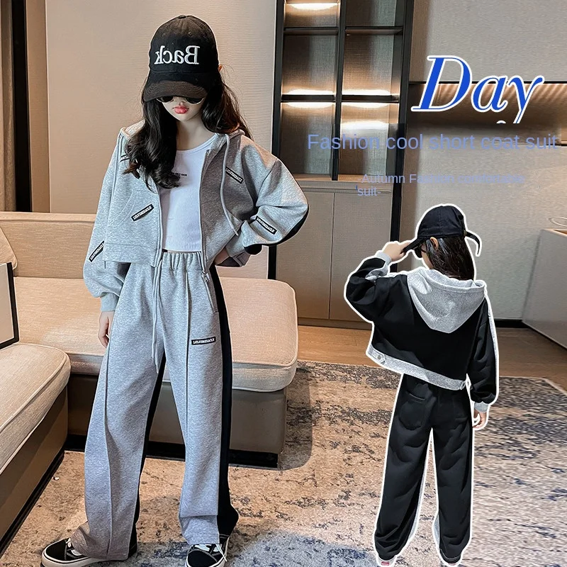 

Girls Autumn Suits 2022 New Western Style Girl's Clothes Fashionable Sportswear