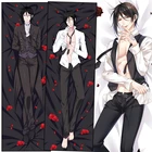 Наволочка для косплея аниме черного Батлера дакимакура Себастьяна михаелиса, обнимающая подушка для тела, наволочка для подушки Otaku Pilow