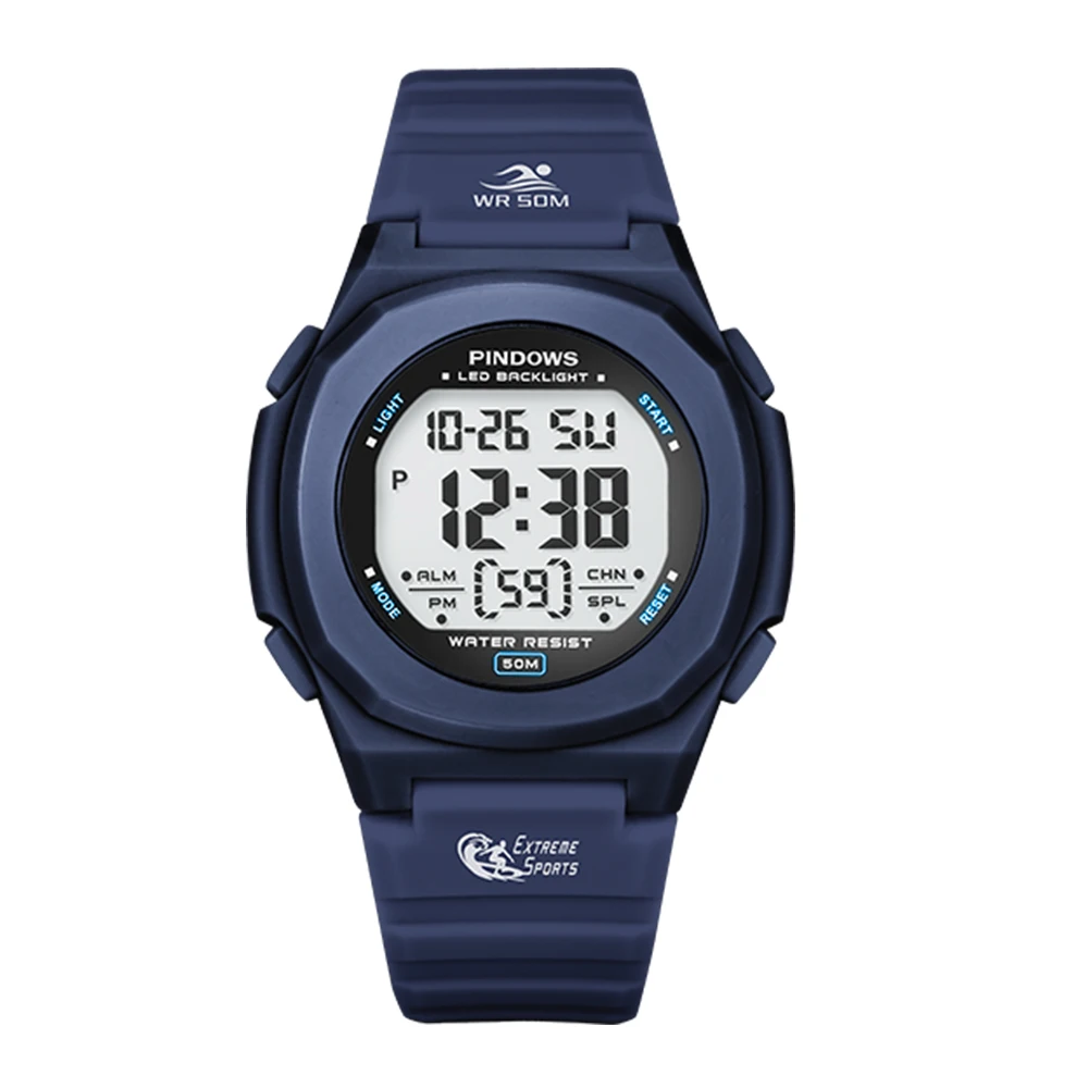Fashion Waterproof Digital Watch Women Original Alarm Electronic Sport Wristwatch Men Luminous Hand Clock Lady Outdoor Exercise