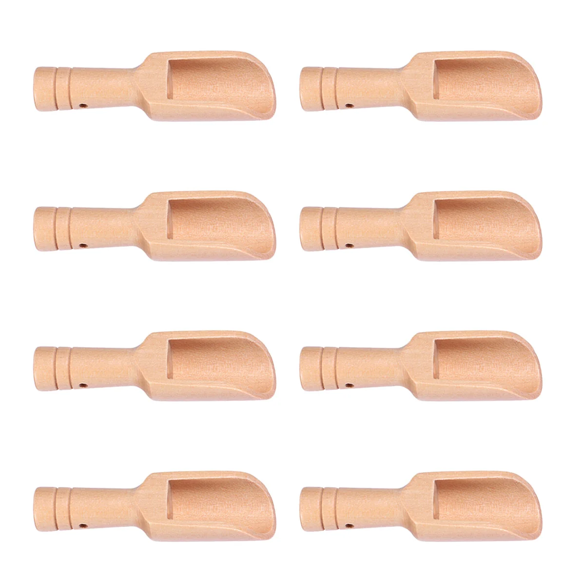 

Wooden Scoop Scoops Mini Spoons Tea Canisters Spoon Bath Salts Jars Salt Teaware Accessories Scooper Containers Candy Wood