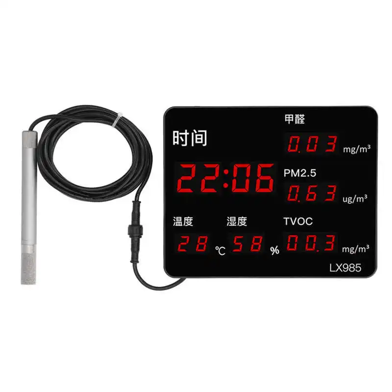 

Air Quality Monitor Shock Resistant Formaldehyde Detector for Workshops
