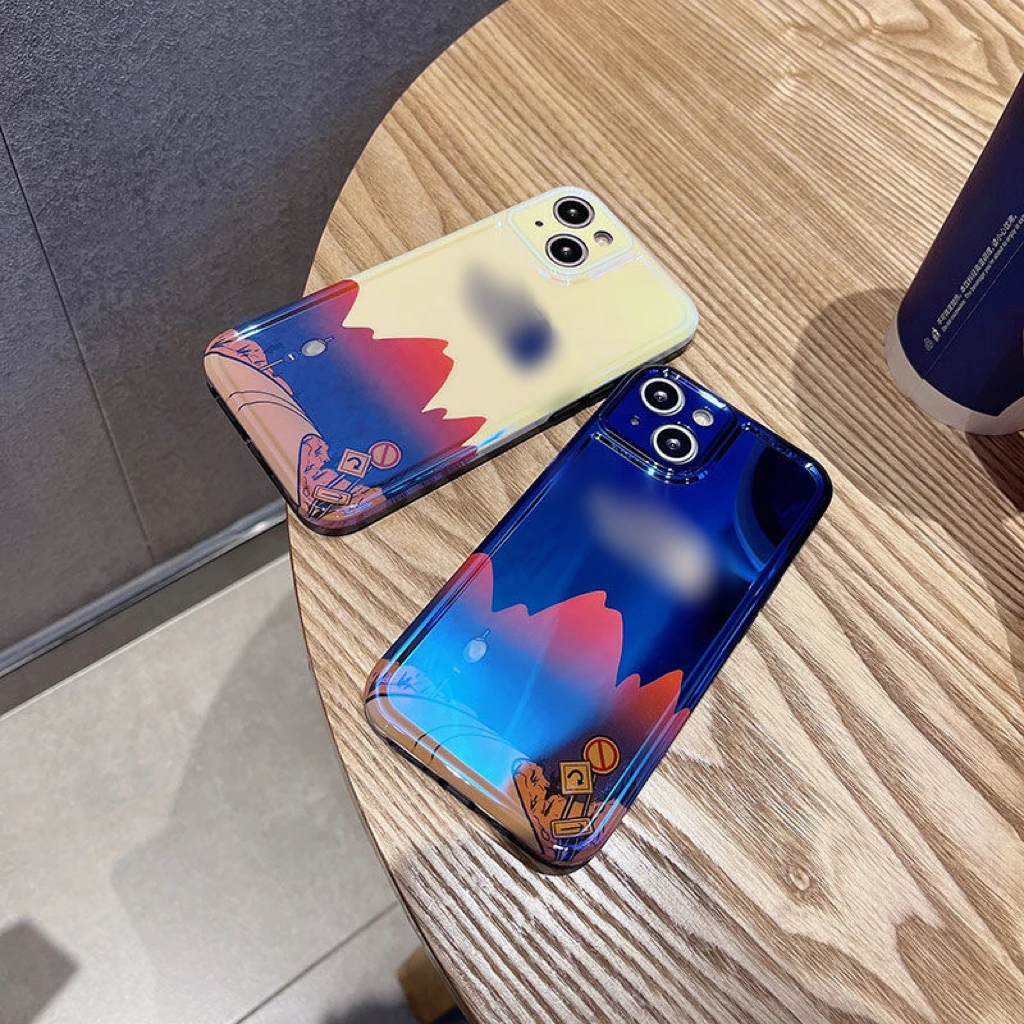 

Fashion Laser Creative Luxury Brand North Original Shockproof Soft Silicone Phone Case for 11 12 13 Pro Max X XR XS 8 7 Plus