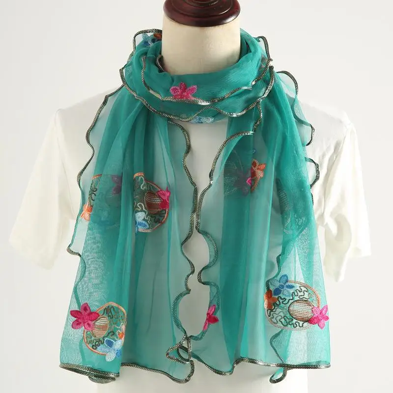 

Women's autumn and winter new scarf long silk scarf scarf GRAY22