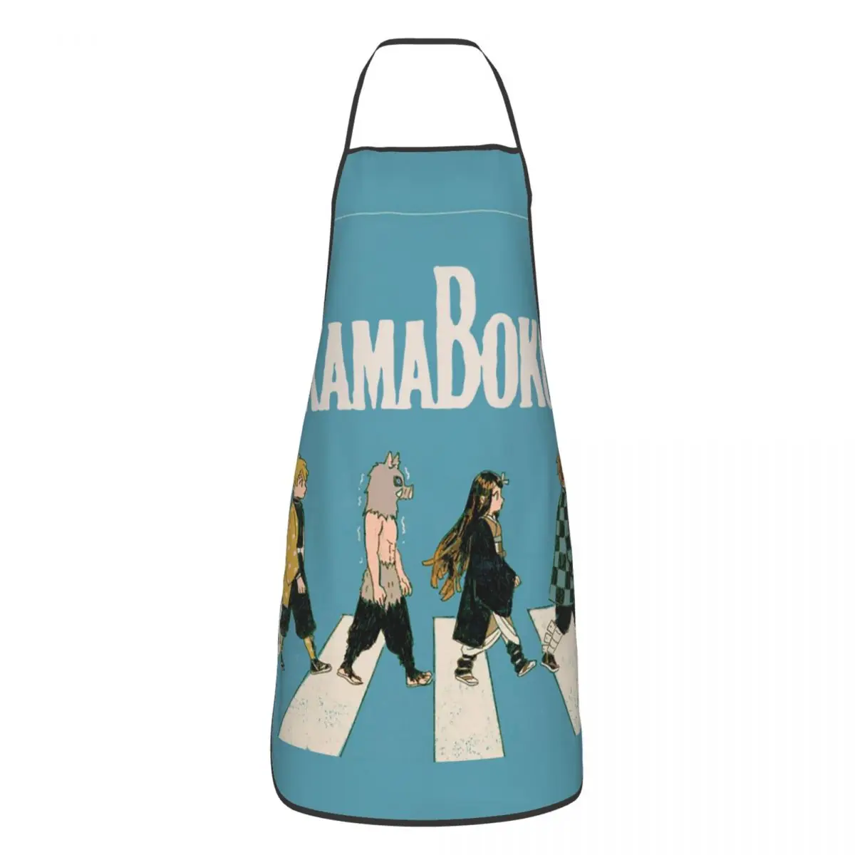 

Фартук Kamaboko Abbey Road рассекающий демонов унисекс нагрудник для сада с принтом Kimetsu No Yaiba из полиэстера для домашней уборки