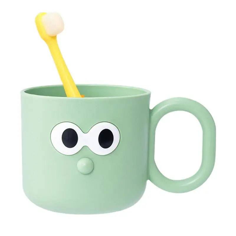 

Cute Cartoon Mouthwash Cup Creative Food Grade Children Brushing Cup PP Cup Toothbrush Cup Bathroom Tumblers Accessories