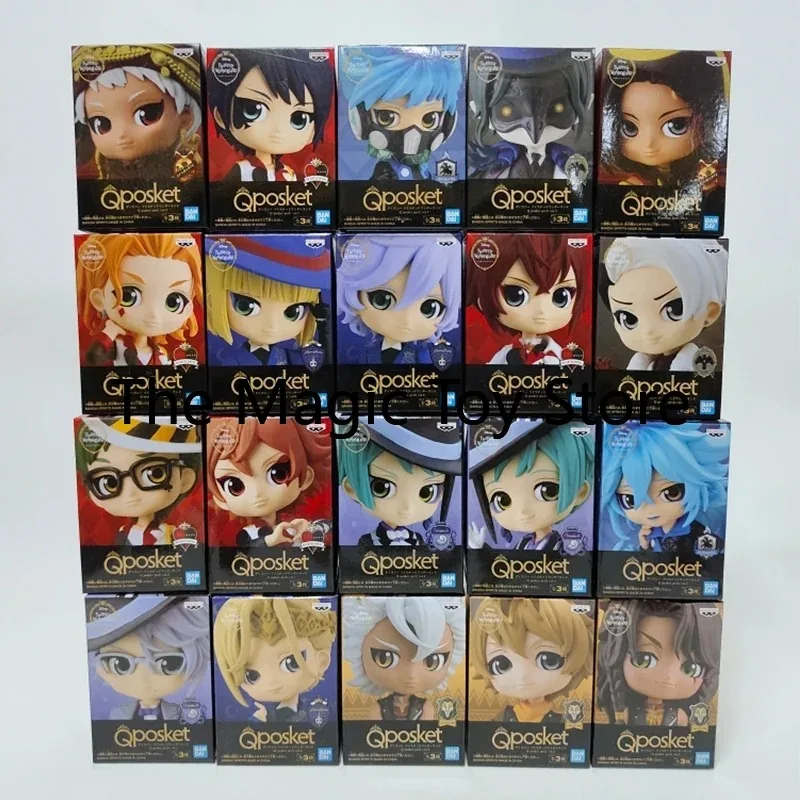 Фото Оригинальная коллекционная модель Bandai Q posket Disney Twisted Wonderland Azul Ashengrotto Leona Jack Ruggie, подарочная игрушка №1