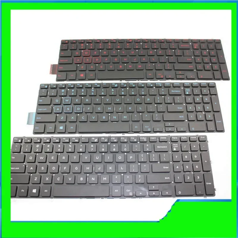 Новинка для Dell P66F001 P72F001 P72F002 P75F002 P75F003 американская клавиатура с подсветкой белый
