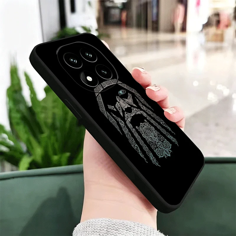 Фото Мягкий чехол Nordic Norse для Xiaomi Redmi Note 12 13 14 15 Pro Plus + 12S 11S 4G 11T 5G, черный, белый, парный чехол №3