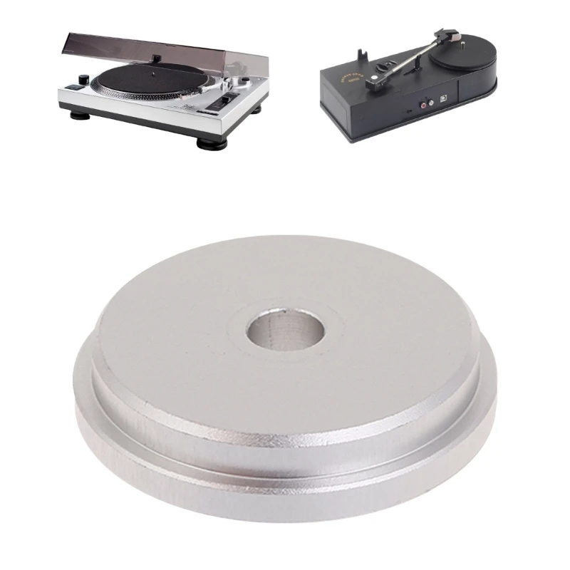 

CPDD 45RPM Vinyls Record Dome Adapter for Turntables 7 Inch Vinyls Record Accessory
