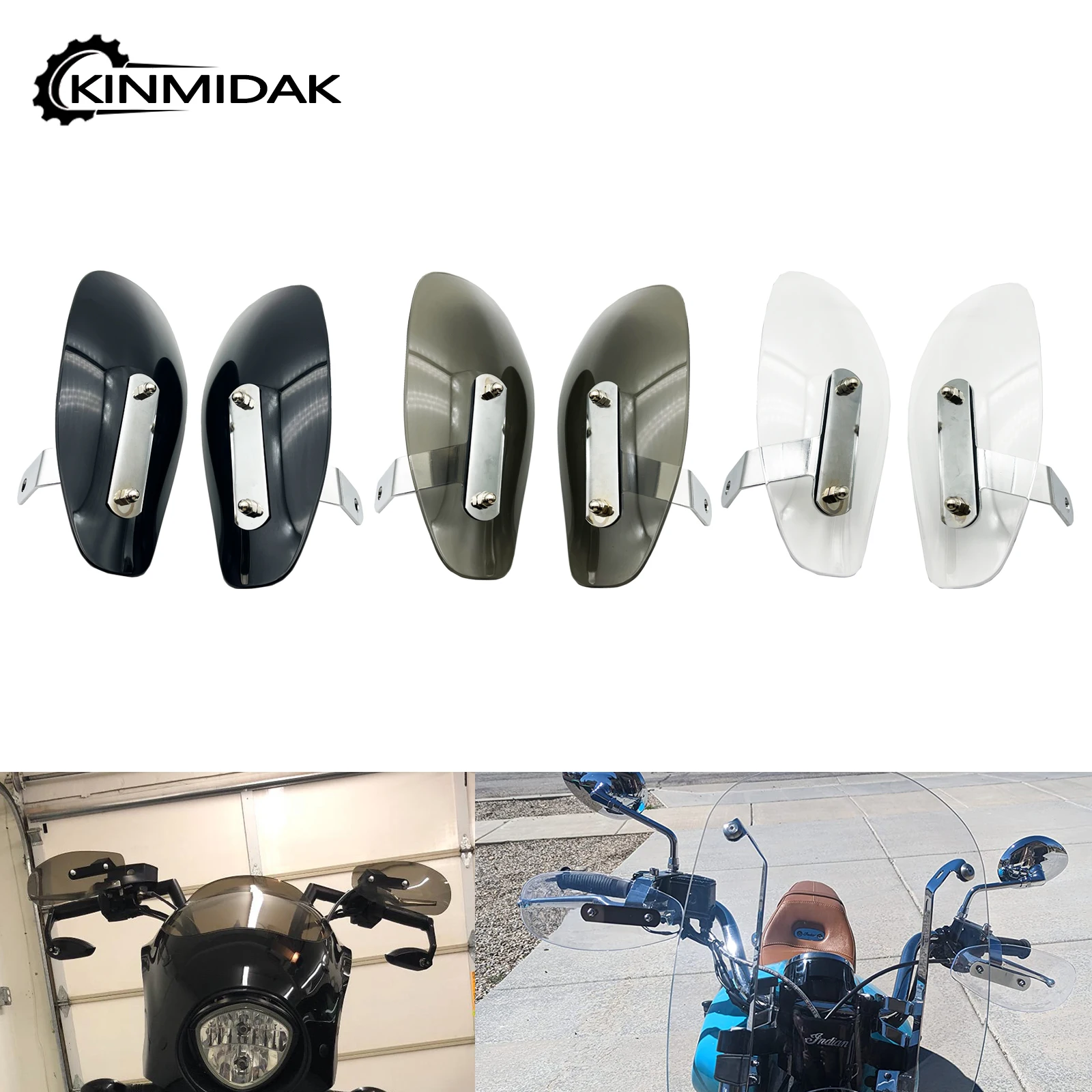

Универсальная защита от ветра и холода для мотоцикла, дефлекторы на лобовое стекло для Harley Touring Softail Sportster XL Chopper Cruiser