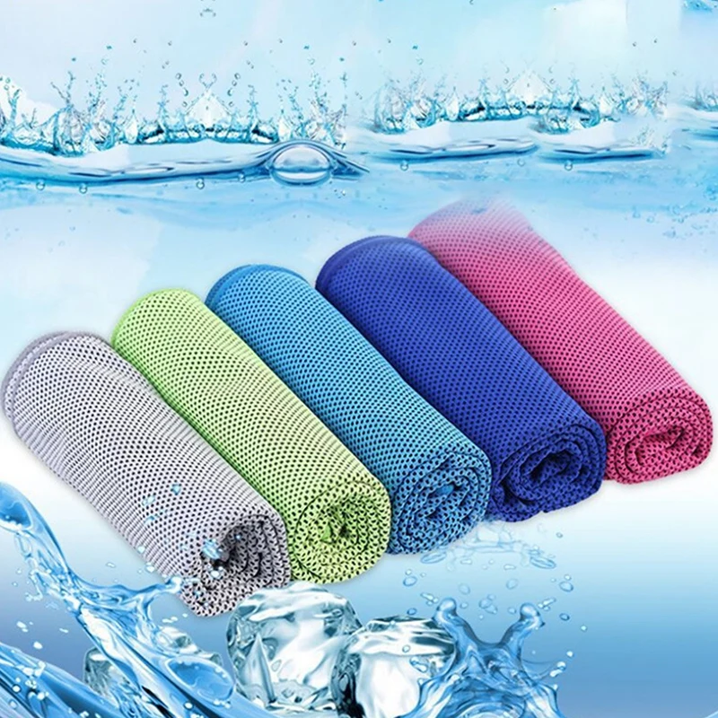 

30*90cm Quick Drying Microfiber Towel Sports Instant Cooling Ice Towel Portable Outdoor Travel Fitness Running Swim Towel