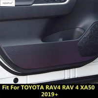 car door anti kick pad protection side edge film protector stickers cover accessories for toyota rav4 rav 4 xa50 2019 2022
