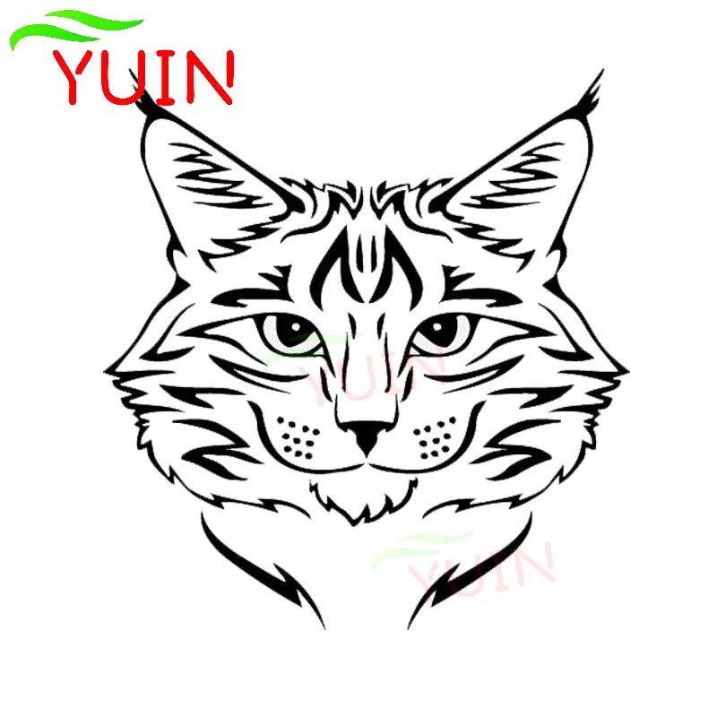 

Maine Coon Cat Breed Kitten Pet Animal Car Sticker Exquisite Personality PVC Waterproof Sunscreen Decal Can Be Customized Color