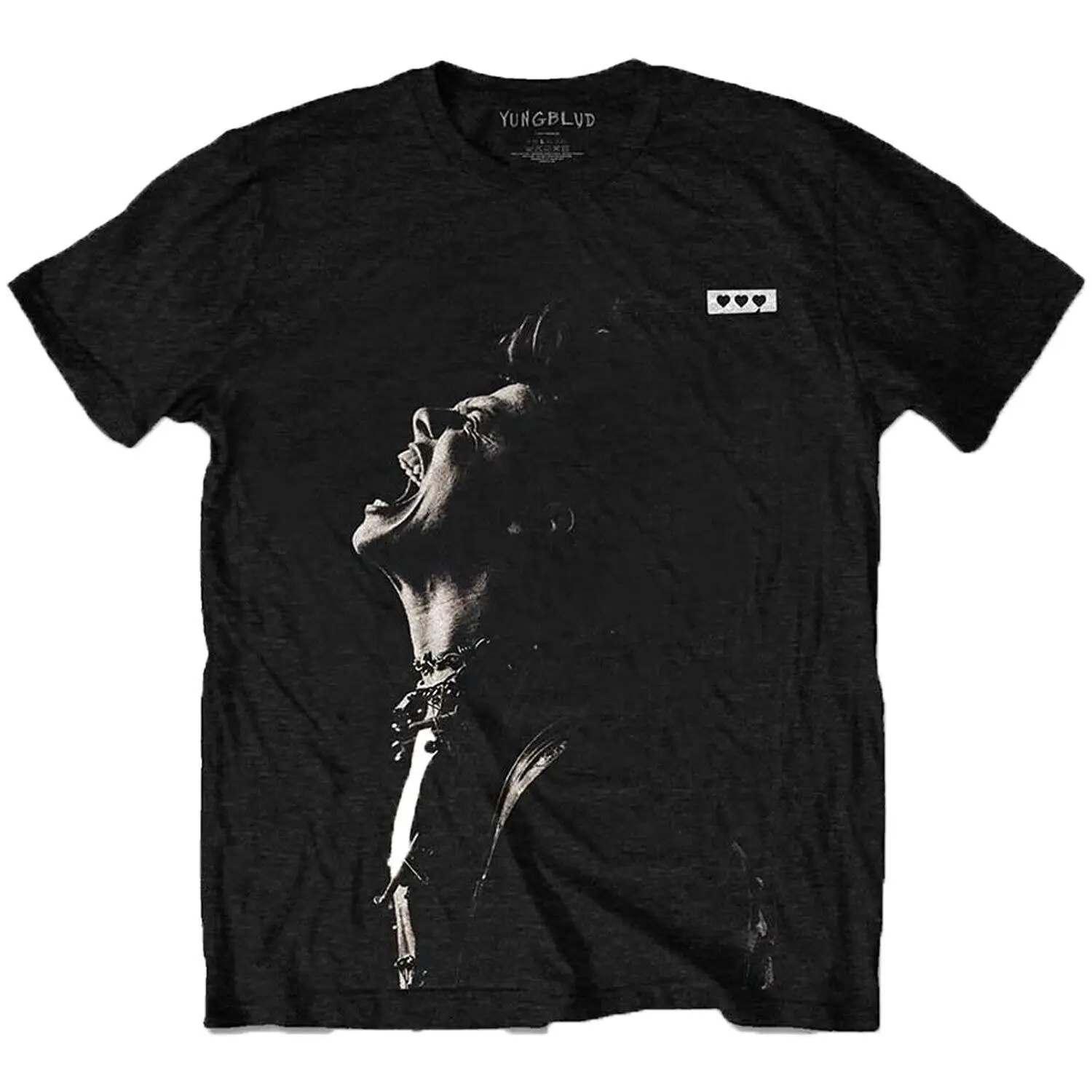 Мужская футболка Yungblud занимать британскую большую черную